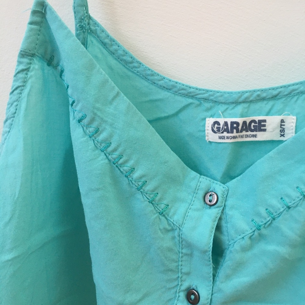 Camisole turquoise - Picture 3 of 5